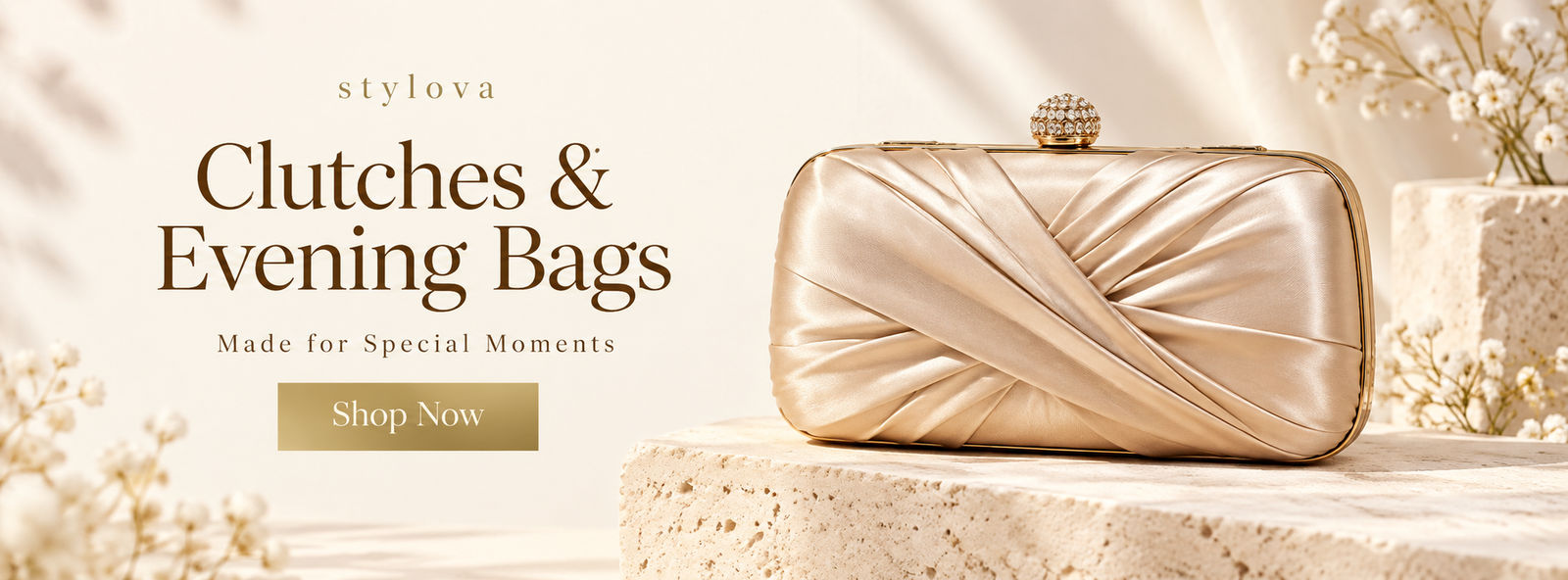 champagne clutch for special moments 4