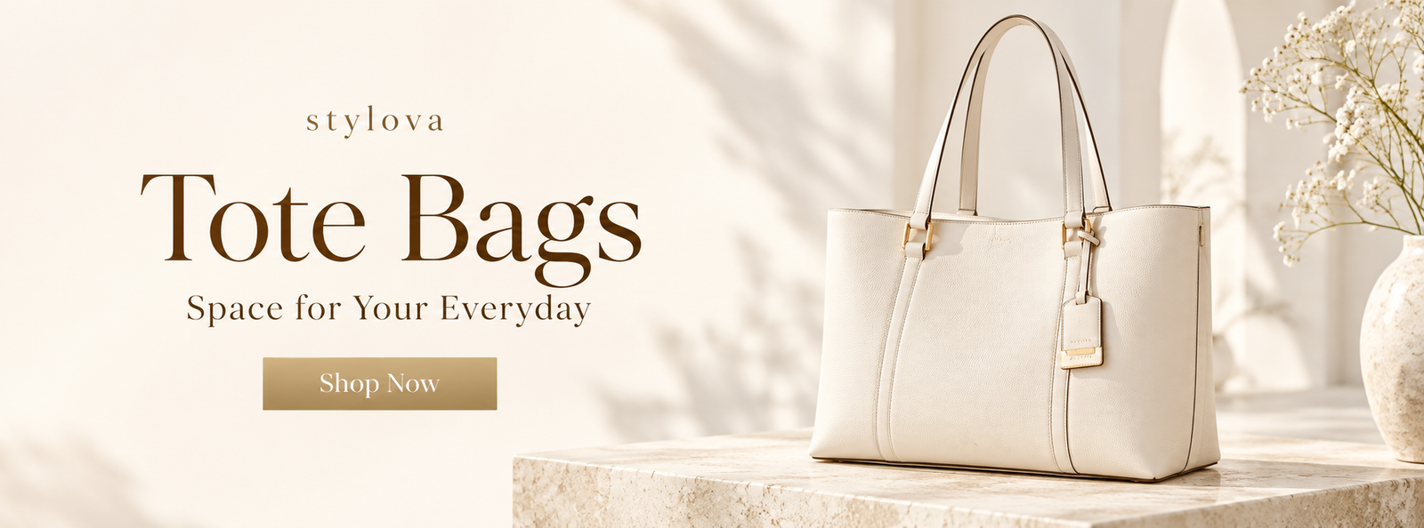 ivory tote bag, everyday elegance 1